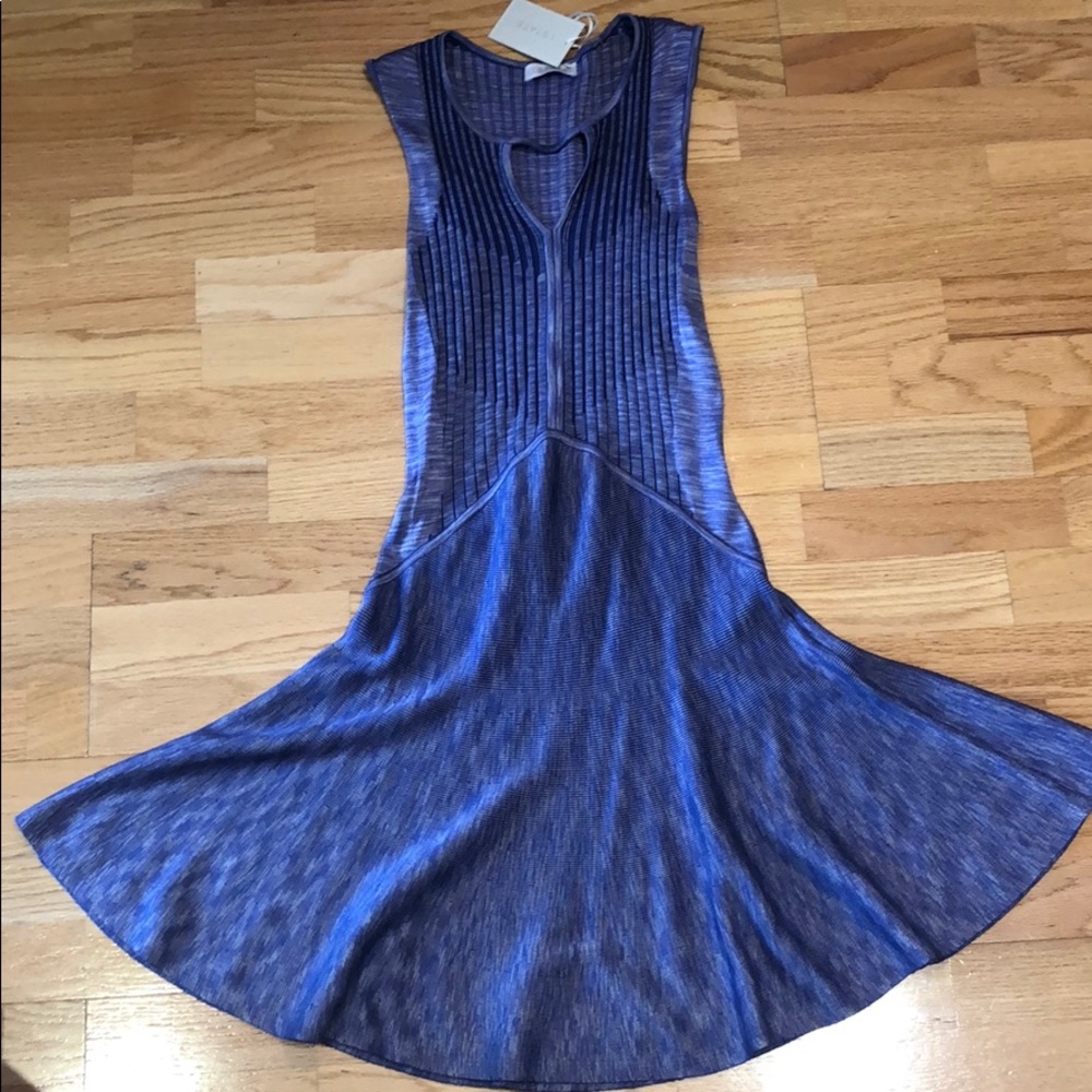 1 State fit and flare dress. Sample size xs/s